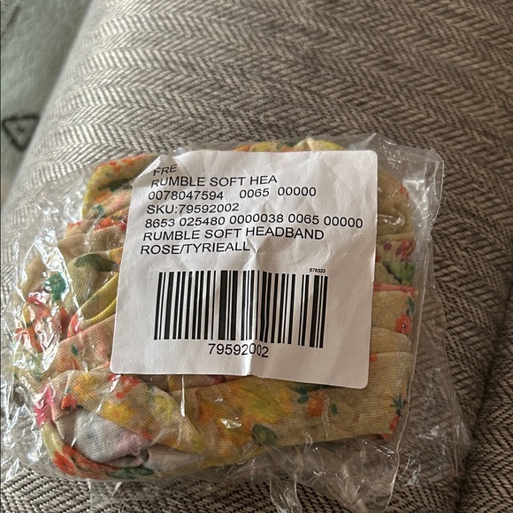 Free People”Rumble soft headband” floral - Picture 2 of 3